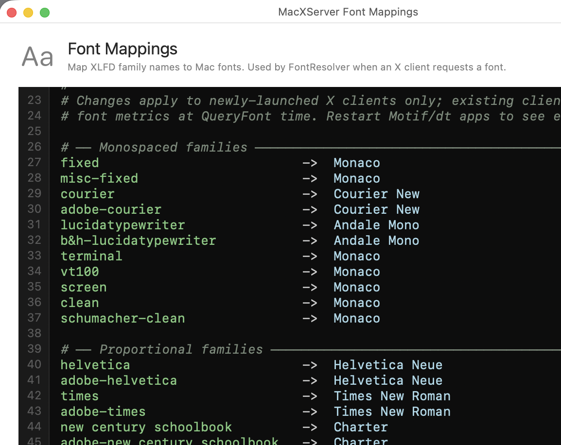 macXserver